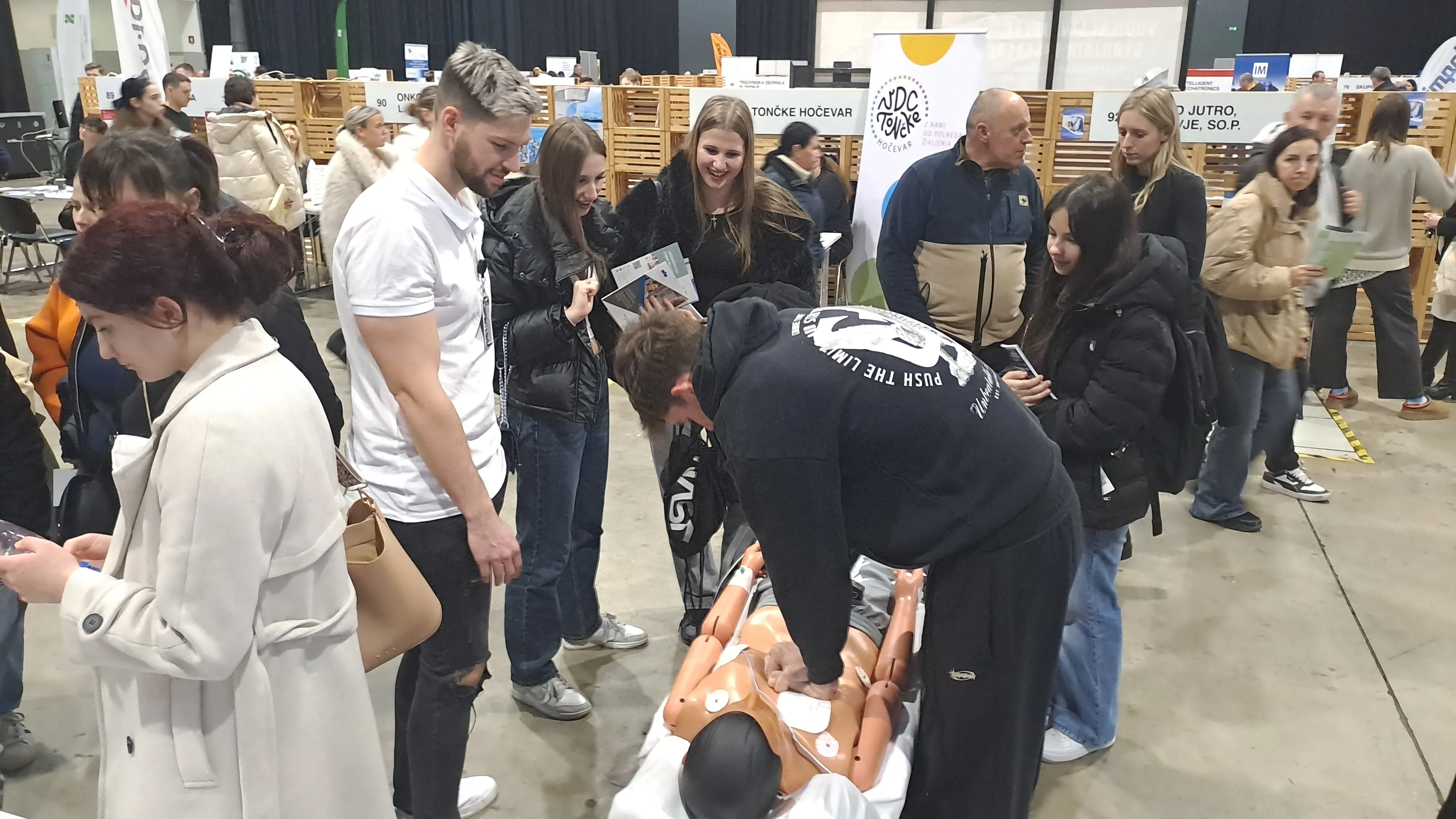 Vseslovenski karierni dogodek Kam in kako, izberi poklic! na Gospodarskem razstavi&scaron;ču v Ljubljani.