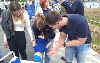 Dan brezmejnih festivalov na Trgu Evrope v Novi Gorici.