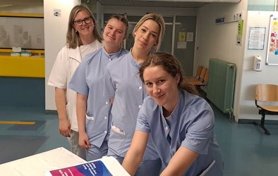 Stojnice in delavnice ob mednarodnem dnevu medicinskih sester v šempetrski bolnišnici.
