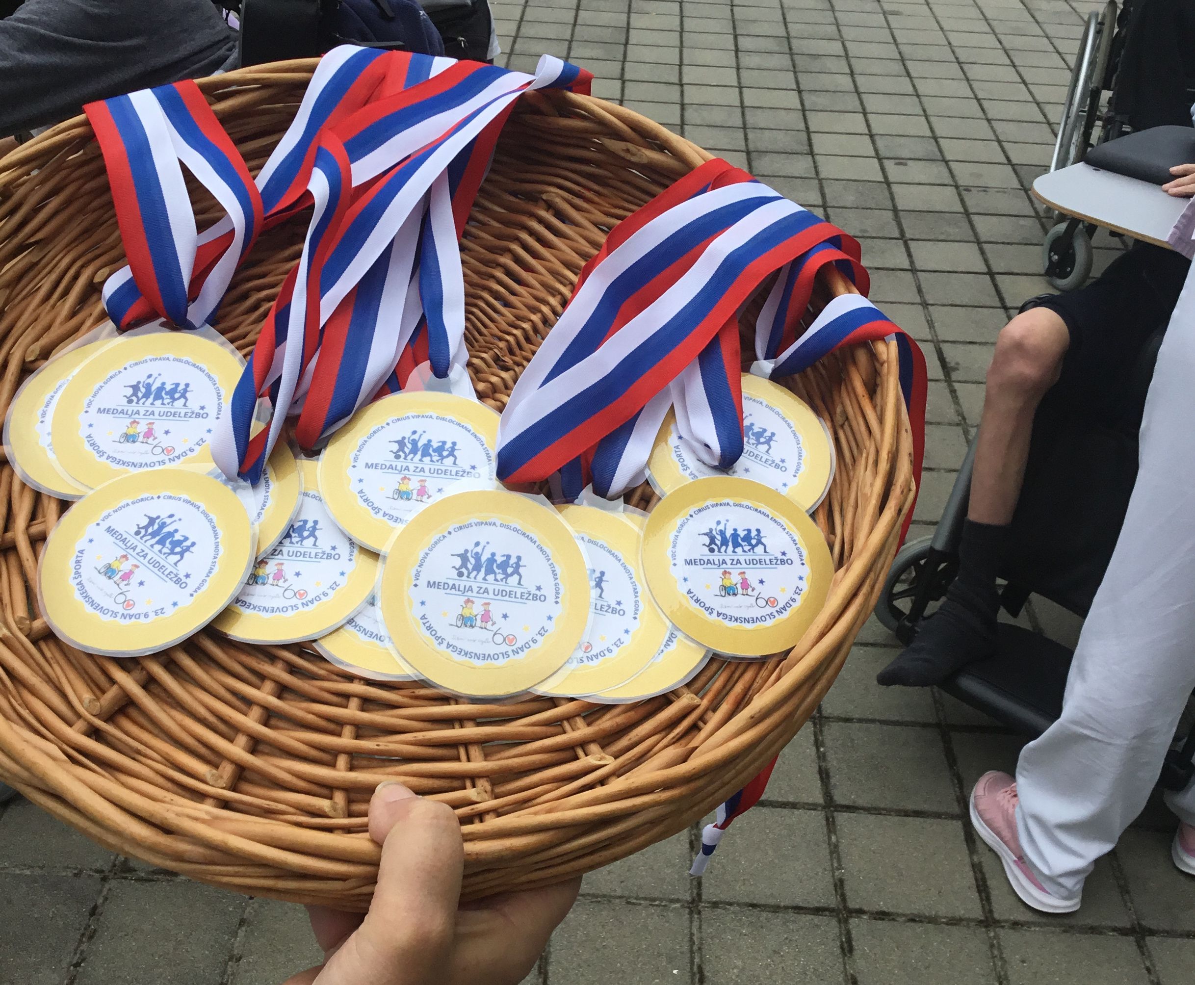 Športni dan na Oddelku za invalidno mladino in rehabilitacijo.