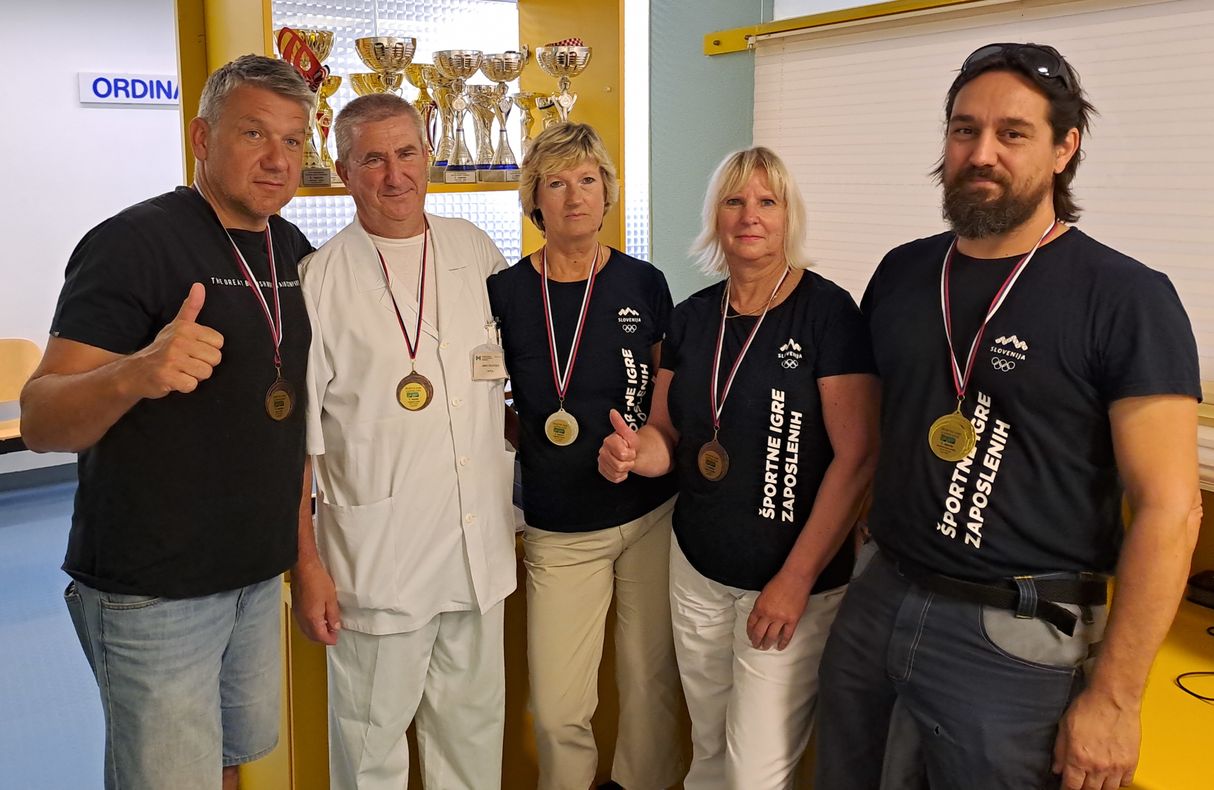 Medaljisti SB Nova Gorica na športnih igrah zaposlenih 2024.