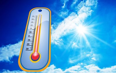 Sonce in termometer.