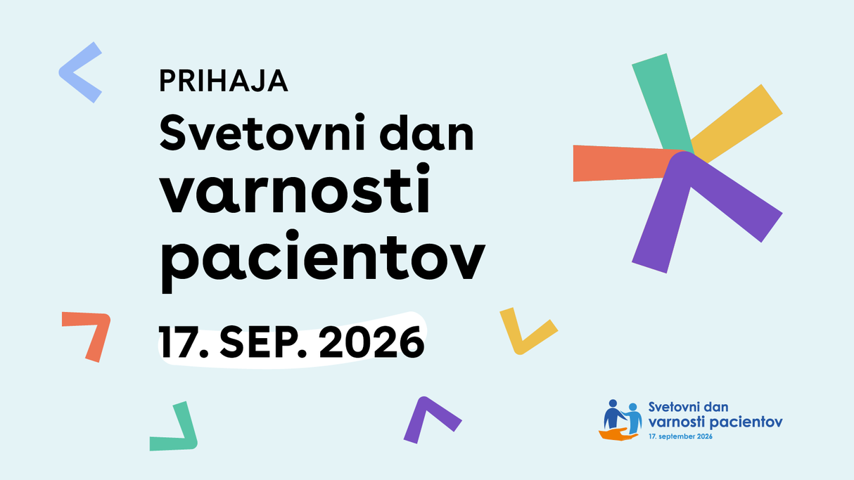 Plakat za svetovni dan varnosti pacientov