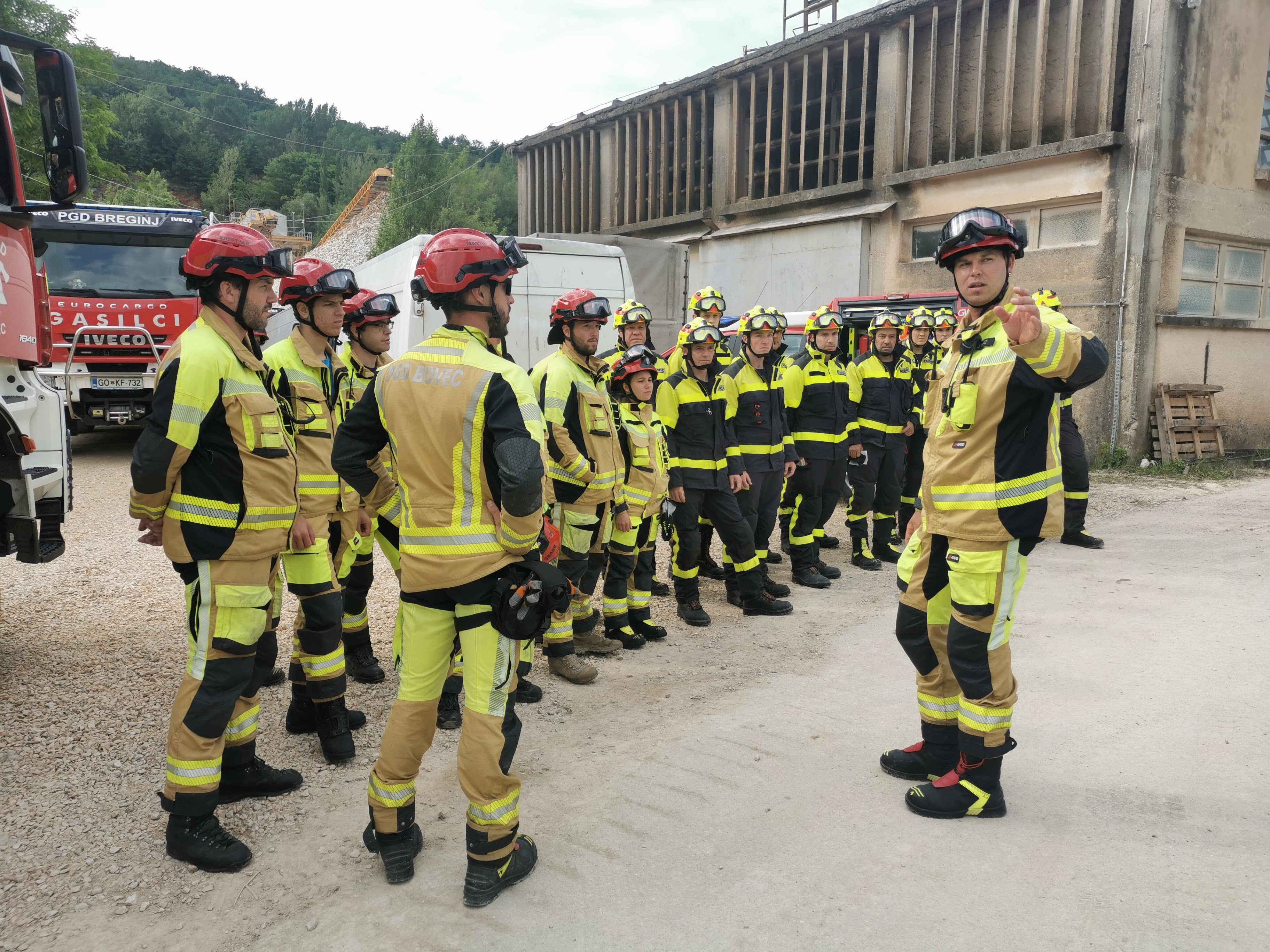Čezmejna vaja potres GOin4SAFETY