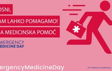 Plakat za mednarodni dan urgentne medicine.