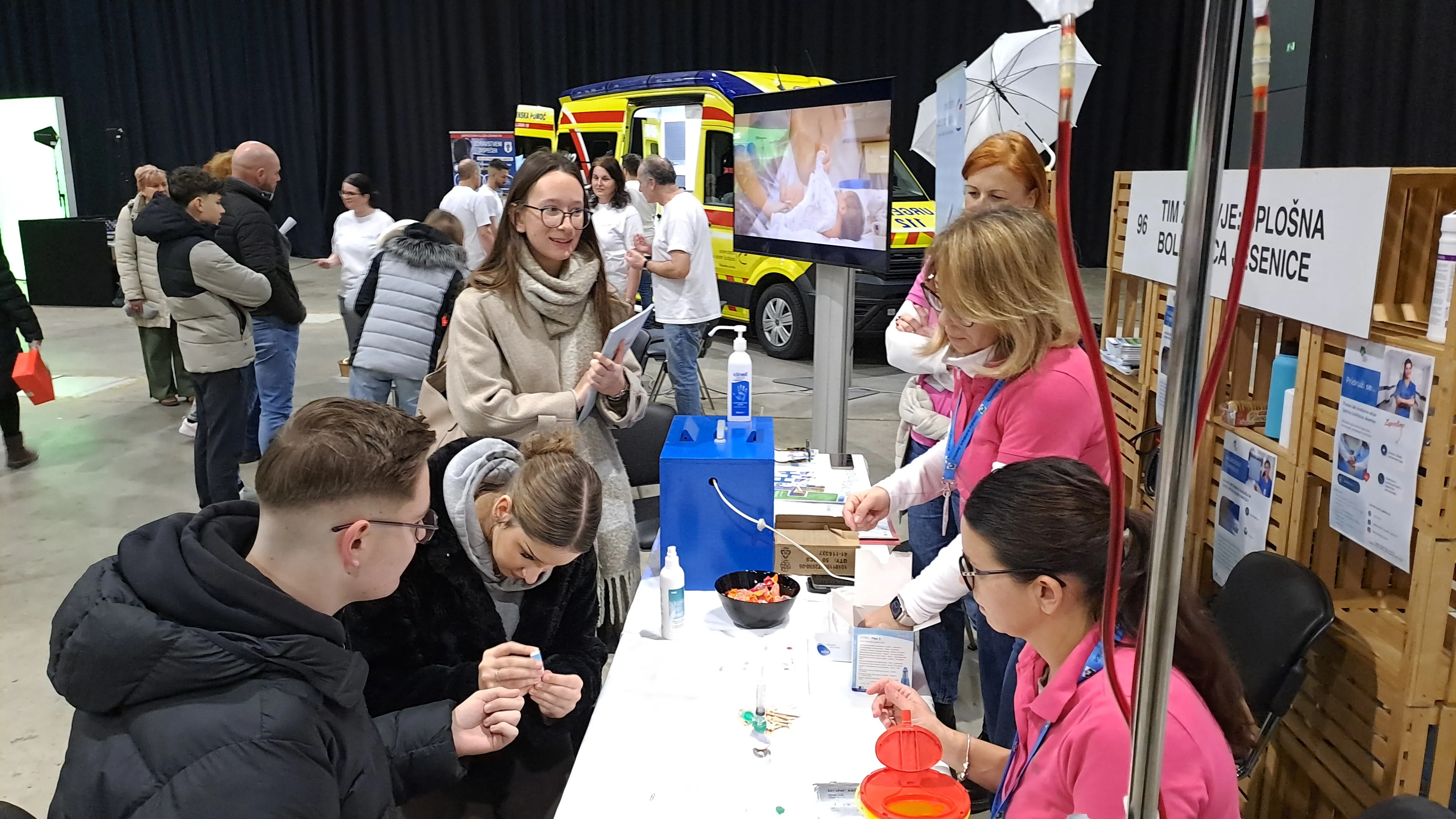 Vseslovenski karierni dogodek Kam in kako, izberi poklic! na Gospodarskem razstavi&scaron;ču v Ljubljani.