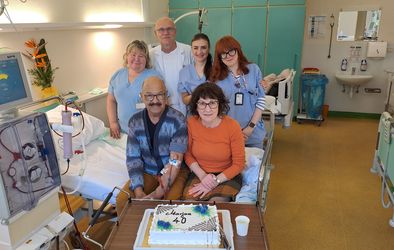 Marjan Murovec praznuje 40. obletnico življenja z dializo.