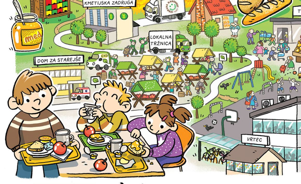 Plakat za Tradicionalni slovenski zajtrk.