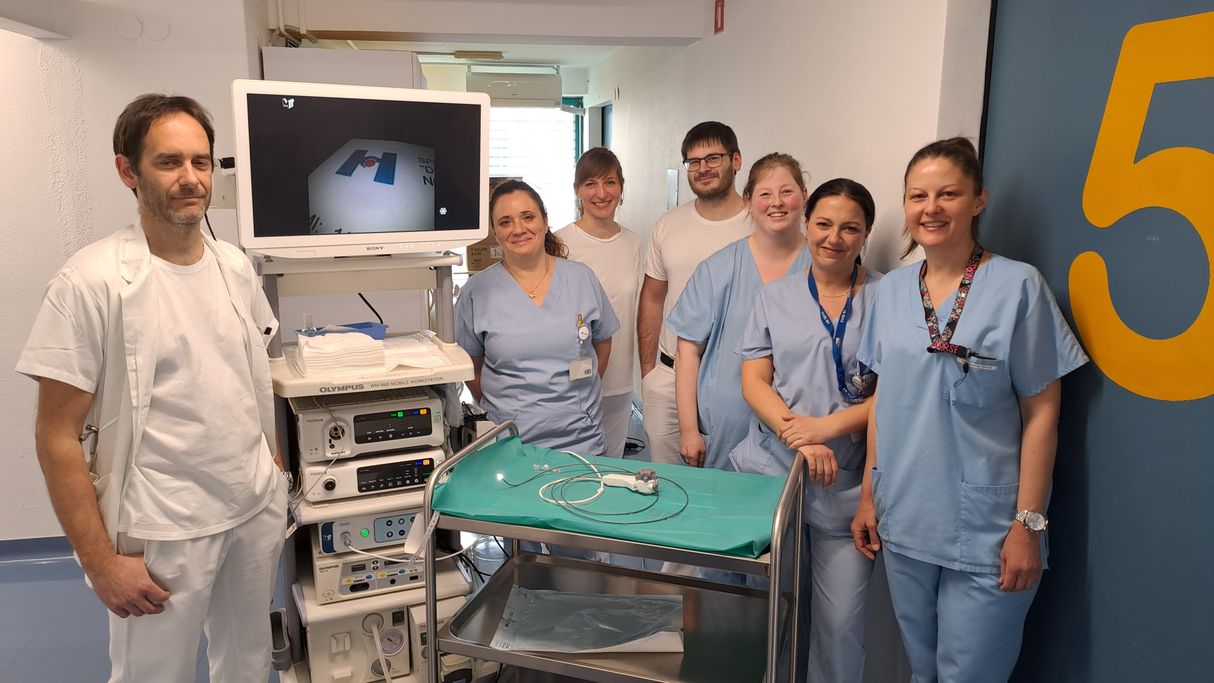Osebje gastroenterološkega oddelka v šempetrski bolnišnici.