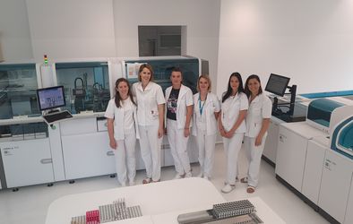Ekipa oddelka za laboratorijsko diagnostiko.