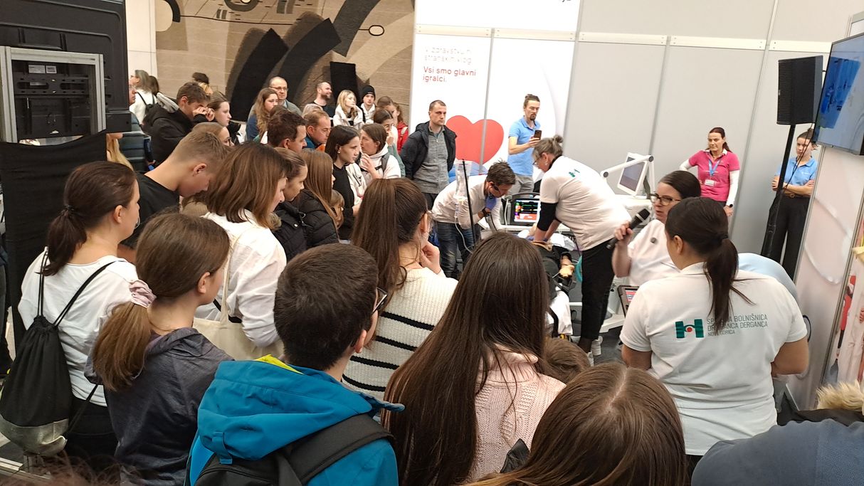 Simulacija reanimacije SB Nova Gorica na Informativi 2026. 