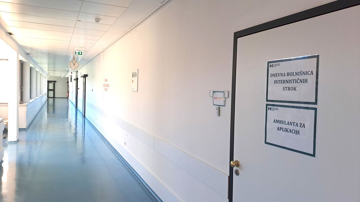 Dnevna bolnišnica internističnih strok in Ambulanta za aplikacije.