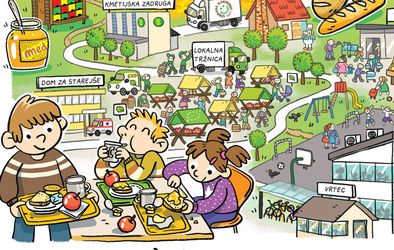 Plakat za Tradicionalni slovenski zajtrk.