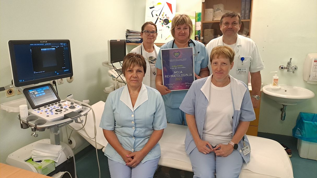 Revmatološka ekipa v šempetrski bolnišnici.