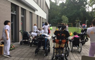 Športni dan na Oddelku za invalidno mladino in rehabilitacijo.