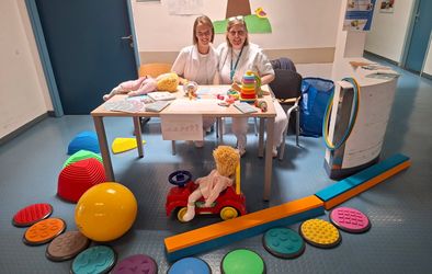 Stojnice ob tednu zdravja 2026 v šempetrski bolnišnici.