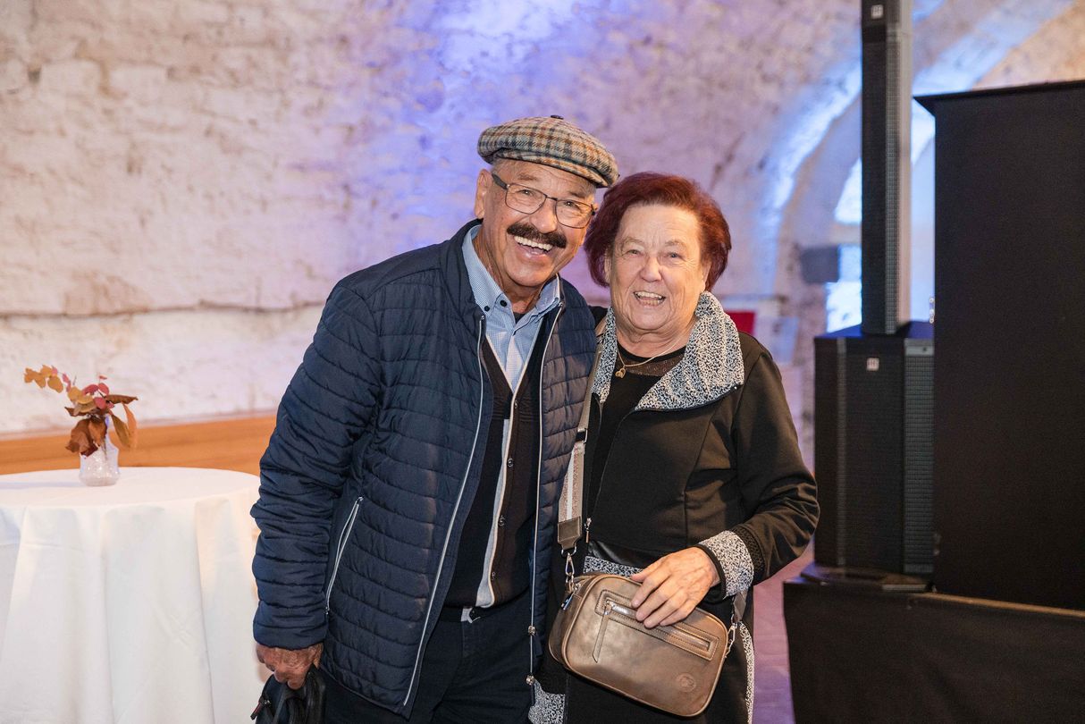 Dializna pacienta Marjan Murovec in Marija Drnovšček.